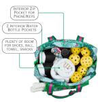 Brooklyn Flamingo Green Pickleball Bag for Women