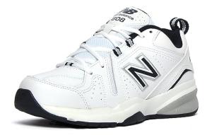 New Balance Men's 608 V5 Pickleball Shoes, White/Navy