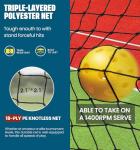 Portable 2-in-1 Pickleball Net Set with Wheels