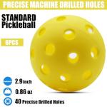 Magicorange 20-Pack USAPA Approved Pickleball Balls
