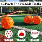 Zdgao Complete Pickleball Set with Net and Balls
