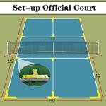 Zdgao Complete Pickleball Set with Net and Balls