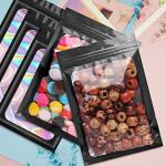 100 Pack Mylar Holographic Resealable Bags