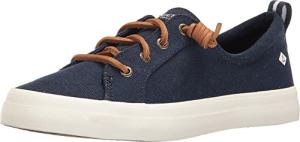Sperry Women’s Navy Linen Sneakers, Size 8