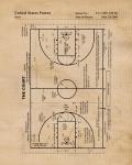 Classic Pickleball Patent Illustration Wall Art Print