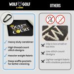 Queen of Court Embroidered Pickleball Towel