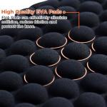 COOLOMG Padded Knee Compression Sleeves for Sports