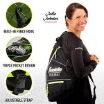 Franklin Sports Pickleball Sling Backpack - Black/Optic