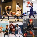 COOLOMG Padded Knee Compression Sleeves for Sports