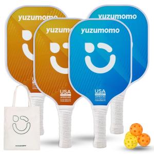 USAPA Approved Pickleball Paddle Set with Bag & Balls