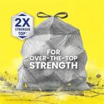 Glad ForceFlex 20 Gallon Kitchen Trash Bags, 80 Ct