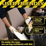 Heavy Duty 55 Gallon Contractor Trash Bags - 20 Pack