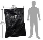 Heavy Duty 55 Gallon Contractor Trash Bags - 20 Pack