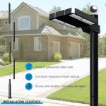 16Ft Solar Street Light Pole for Outdoor Use