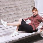 Alicegana Women's Lightweight White Tennis Sneakers