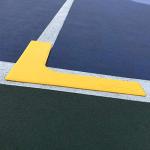 Customizable Pickleball Court Line Marker Set (Blue-Yellow)