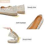 HEAWISH Women’s White Daisy Ballet Flats