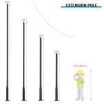 16Ft Solar Street Light Pole for Outdoor Use