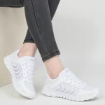 Alicegana Women's Lightweight White Tennis Sneakers