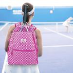 Pink Pickleball Backpack for Women - Holds 2 Rackets