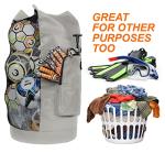 Fitdom Heavy Duty XL Mesh Ball Bag for Pickleball