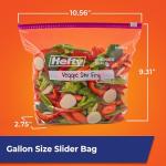 Hefty Slider Gallon Size Storage Bags - 66 Count