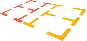 Eco Walker Pickleball Court Marker Kit (Red/Yellow)