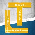 Eco Walker Pickleball Court Marker Kit (Red/Yellow)