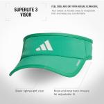adidas Women's Superlite Sun Visor – Court Green