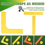 Hikeen 28-Piece Anti-Wind Court Marker Set