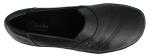 Clarks Women's Black Leather Slip-On Loafer