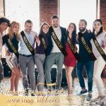 Graduation Court Sashes Set - Black & Gold