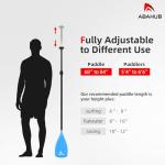 Adjustable 3-Piece Lightweight Paddle for Sup
