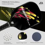 AOBORTY 4-Pack Pickleball Paddle Set with Balls