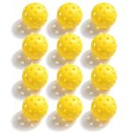 Geekman 40 Holes Durable Outdoor Pickleball Balls 12-Pack