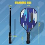 Wossspt USAPA Approved Pickleball Set with Bag