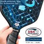 YILLOG USAPA Approved Pickleball Paddle Set with Balls