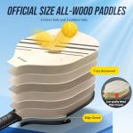 Patiassy Portable Pickleball Net Set with Paddles