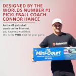 Pickleball Mini Court Set with Net and Lines