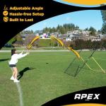 Apex Sports Adjustable Volleyball Rebounder Net 7x4 ft