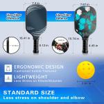 NFTIGB Lightweight Pickleball Paddle Set with Balls