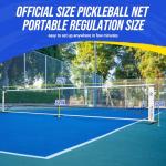 Patiassy Portable Pickleball Net Set with Paddles