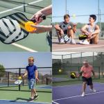 NFTIGB Pickleball Paddles Set with 4 Balls