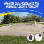 Patiassy Portable Pickleball Net Set with Paddles