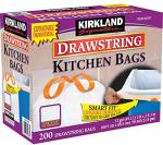 Kirkland Heavy Duty 13 Gallon Drawstring Trash Bags