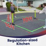 Pickleball Mini Court Set with Net and Lines