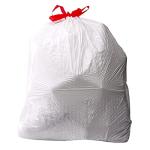 Amazon Basics 13 Gallon Drawstring Trash Bags, 50 Count