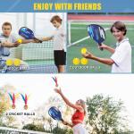Wossspt USAPA Approved Pickleball Set with Bag