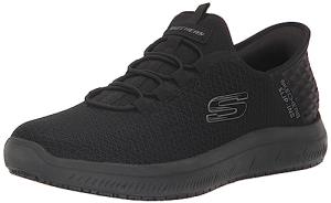Skechers Men's Hands-Free Black Slip-In Sneakers
