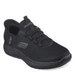 Skechers Men's Hands-Free Black Slip-In Sneakers